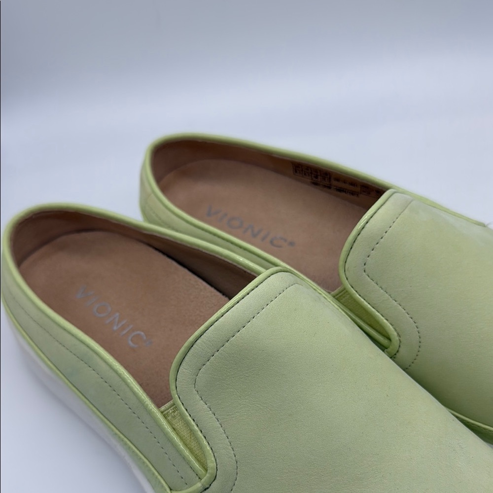 Vionic Light Green Mules - Picture 2 of 6